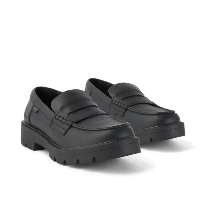 Mocassins Kori pour femmes adultes en simili cuir noir Mocassins Kori pour femmes adultes en simili cuir noir