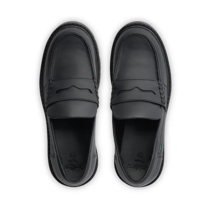 Mocassins Kori pour femmes adultes en simili cuir noir Mocassins Kori pour femmes adultes en simili cuir noir