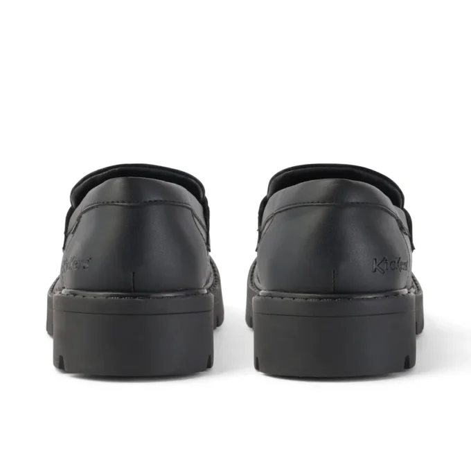 Mocassins Kori pour femmes adultes en simili cuir noir Mocassins Kori pour femmes adultes en simili cuir noir