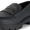 Mocassins Kori pour femmes adultes en simili cuir noir Mocassins Kori pour femmes adultes en simili cuir noir