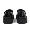 Mocassins Kori pour jeunes filles en cuir verni noir Mocassins Kori pour jeunes filles en cuir verni noir