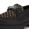 Mocassins Lennon unisexes pour adultes en cuir noir Mocassins Lennon unisexes pour adultes en cuir noir