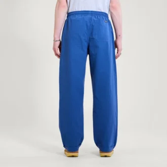 Pantalon à cordon de serrage à jambes larges Kickers pour homme adulte Bleu marine