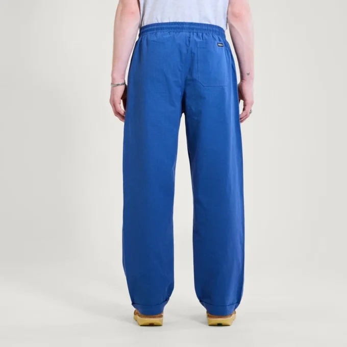 Pantalon à cordon de serrage à jambes larges Kickers pour homme adulte Bleu marine Pantalon à cordon de serrage à jambes larges Kickers pour homme adulte Bleu marine