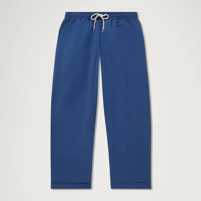Pantalon à cordon de serrage à jambes larges Kickers pour homme adulte Bleu marine Pantalon à cordon de serrage à jambes larges Kickers pour homme adulte Bleu marine
