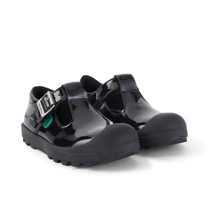 Plunk MJ en cuir noir pour filles Plunk MJ en cuir noir pour filles