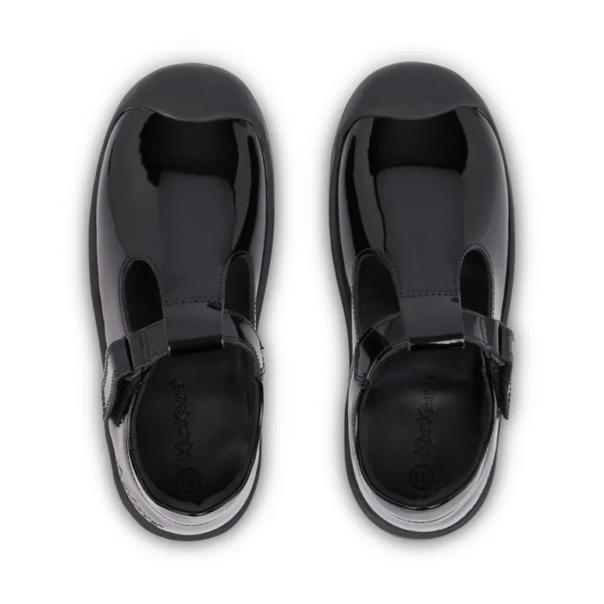 Plunk MJ en cuir noir pour filles Plunk MJ en cuir noir pour filles