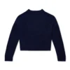 Pull-over à col bateau et manches larges Kickers bleu marine pour femme Pull-over à col bateau et manches larges Kickers bleu marine pour femme