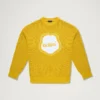 Pull-over unisexe pour adulte Kickers Classic en maille jacquard jaune
