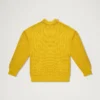 Pull-over unisexe pour adulte Kickers Classic en maille jacquard jaune