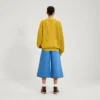 Pull-over unisexe pour adulte Kickers Classic en maille jacquard jaune