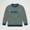 Pull unisexe adulte Kickers à logo sur la poitrine, motif multicolore