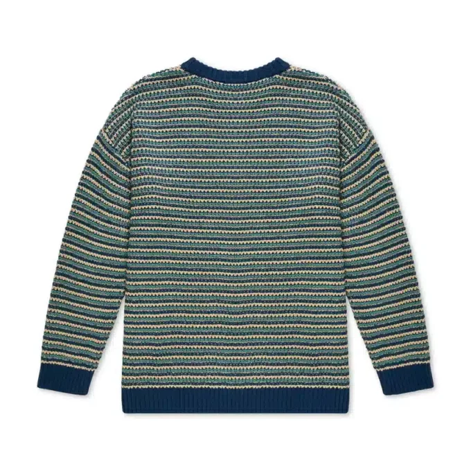 Pull unisexe adulte Kickers à logo sur la poitrine, motif multicolore