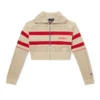 Pull zippé Kickers pour femme adulte, blanc