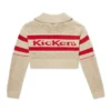Pull zippé Kickers pour femme adulte, blanc