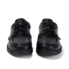 Reasan Lace en cuir noir pour jeunes hommes Reasan Lace en cuir noir pour jeunes hommes