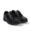 Reasan Lace en cuir noir pour jeunes hommes Reasan Lace en cuir noir pour jeunes hommes
