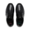 Reasan Lace en cuir noir pour jeunes hommes Reasan Lace en cuir noir pour jeunes hommes