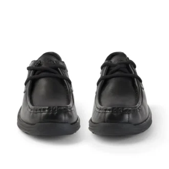 Reasan Moc en cuir noir pour jeunes hommes