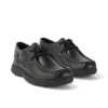 Reasan Moc en cuir noir pour jeunes hommes Reasan Moc en cuir noir pour jeunes hommes