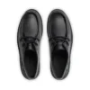 Reasan Moc en cuir noir pour jeunes hommes Reasan Moc en cuir noir pour jeunes hommes
