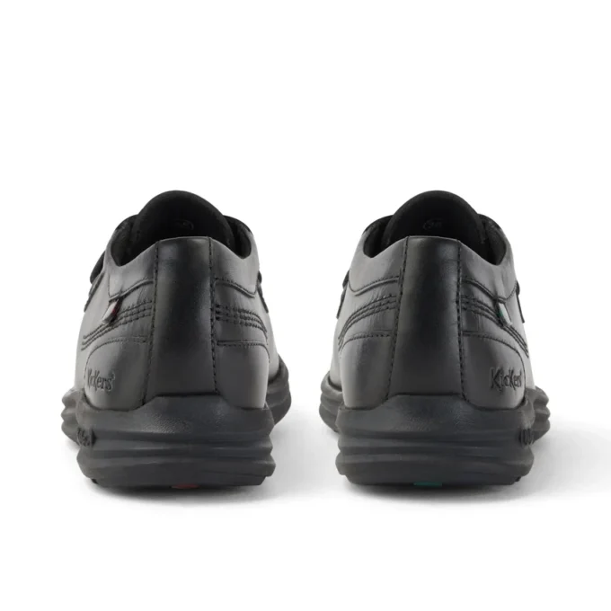 Reasan Moc en cuir noir pour jeunes hommes Reasan Moc en cuir noir pour jeunes hommes