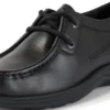 Reasan Moc en cuir noir pour jeunes hommes Reasan Moc en cuir noir pour jeunes hommes