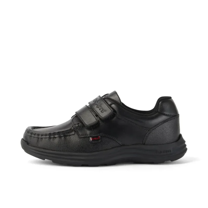 Reasan Twin Vel en cuir noir pour garçons