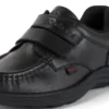 Reasan Twin Vel en cuir noir pour garçons