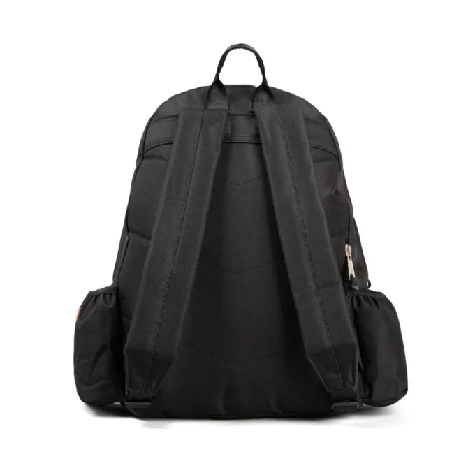 Sac à dos unisexe Comet en polyester noir Sac à dos unisexe Comet en polyester noir