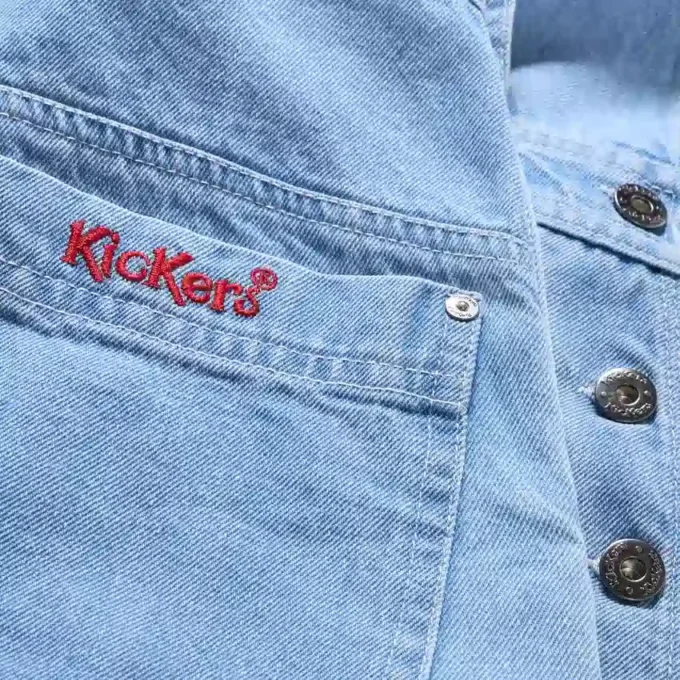 Salopette classique Kickers pour femme adulte, bleu