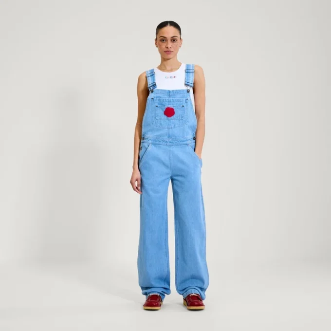 Salopette classique Kickers pour femme adulte, bleu
