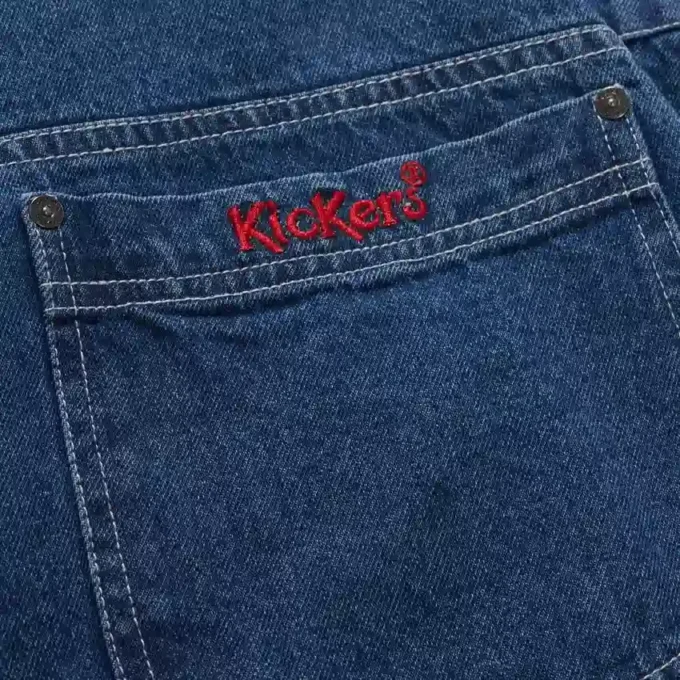 Salopette courte Kickers Classics pour femme adulte, bleu