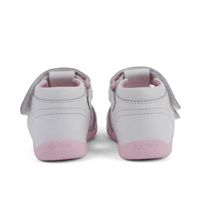 Sandales Baby Wriggle Wave en cuir blanc Sandales Baby Wriggle Wave en cuir blanc