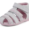 Sandales Baby Wriggle Wave en cuir blanc Sandales Baby Wriggle Wave en cuir blanc