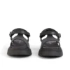 Sandales en cuir Kenzi pour jeunes filles, noir Sandales en cuir Kenzi pour jeunes filles, noir