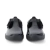 Sandales Kariko T Bar en cuir verni noir pour jeunes filles