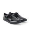 Sandales Kariko T Bar en cuir verni noir pour jeunes filles