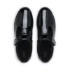 Sandales Kariko T Bar en cuir verni noir pour jeunes filles