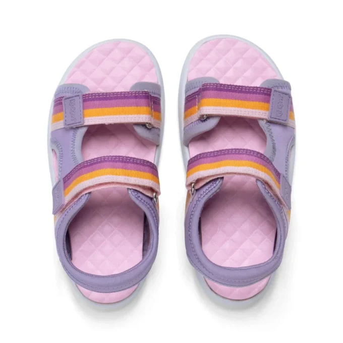 Sandales Kickster pour filles junior, violettes