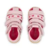 Sandales pour bébé Wriggle Flower en cuir rose