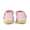 Sandales pour bébé Wriggle Flower en cuir rose
