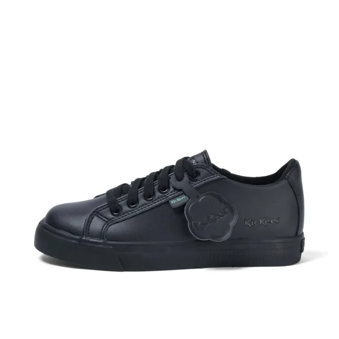Sandales Tovni Lacer en cuir synthétique noir unisexe junior