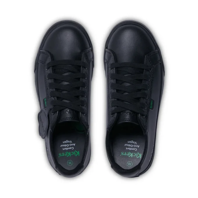 Sandales Tovni Lacer en cuir synthétique noir unisexe junior