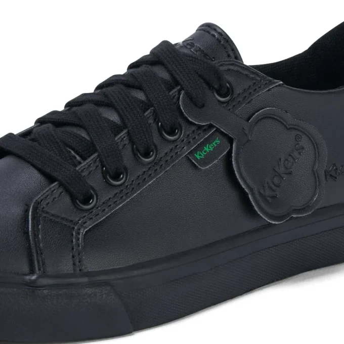 Sandales Tovni Lacer en cuir synthétique noir unisexe junior