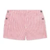 Short micro classique Kickers pour femme, rouge