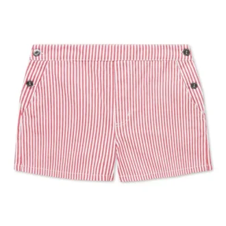 Short micro classique Kickers pour femme, rouge