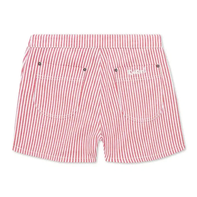 Short micro classique Kickers pour femme, rouge