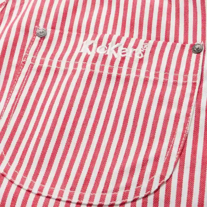 Short micro classique Kickers pour femme, rouge