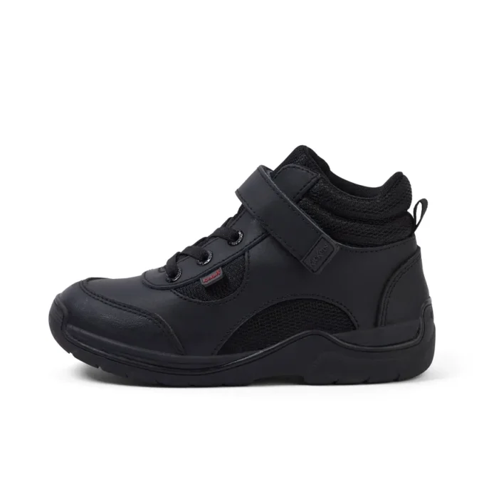 Stomper Hi en cuir noir pour garçons en bas âge Stomper Hi en cuir noir pour garçons en bas âge